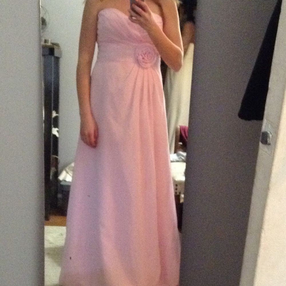 Strapless David’s bridal bridesmaid dress - Picture 8 of 8